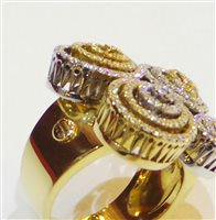 Anello Ponte Vecchio Gioielli Donna in Oro Diamante 1.14 Ct SA212BRD-16 - SA212BRD-16